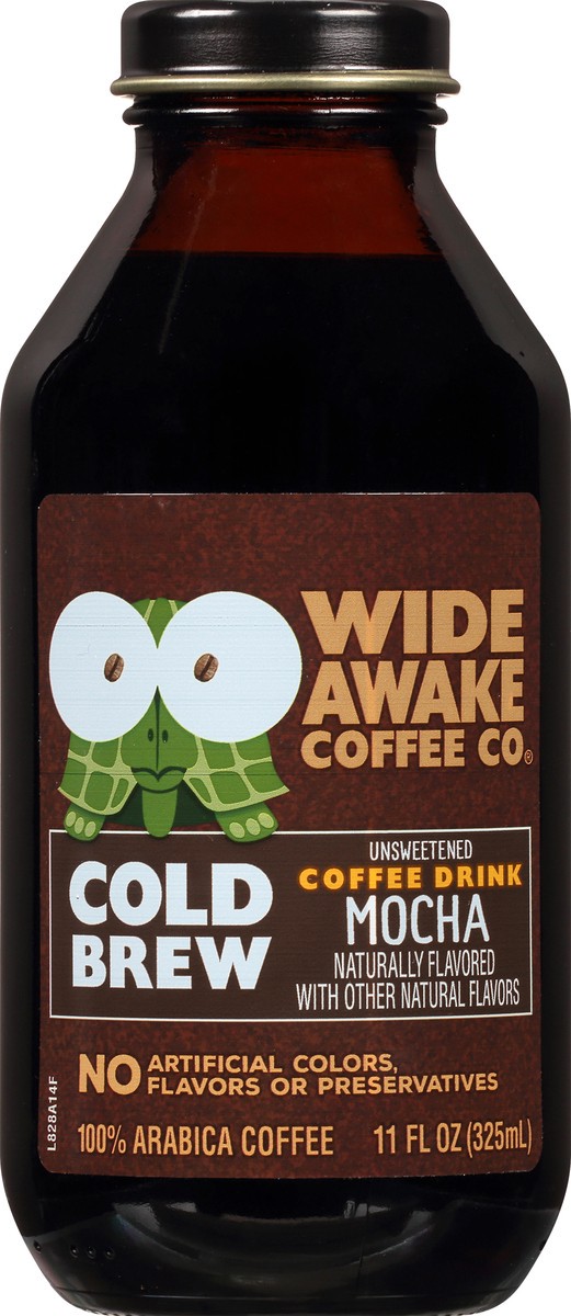 slide 1 of 13, Wide Awake Coffee Co. Unsweetened Cold Brew Mocha Coffee Drink - 11 oz, 11 oz