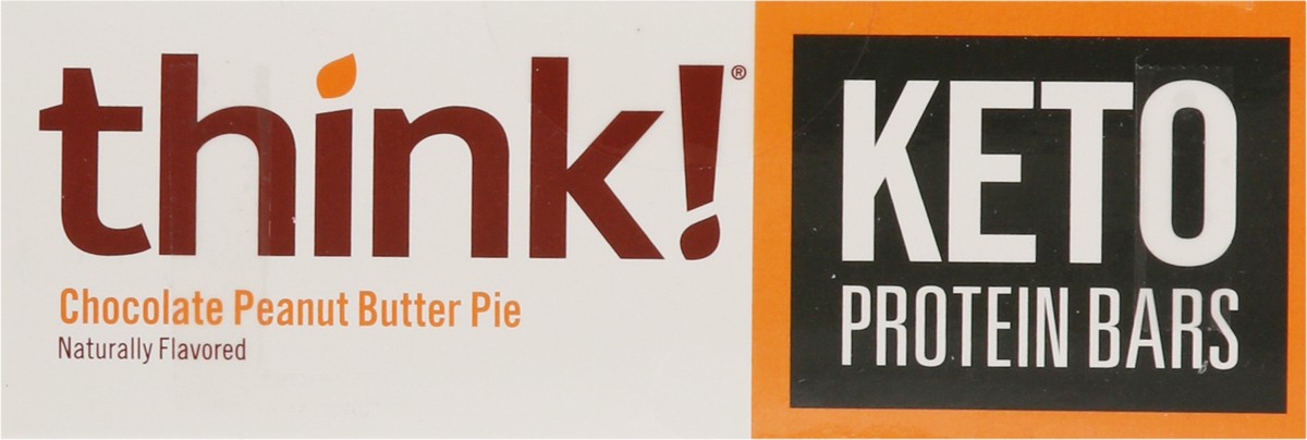 slide 5 of 9, think! Delight Chocolate Peanut Butter Pie Protein Bar 5 - 1.41 oz Bars, 5 ct