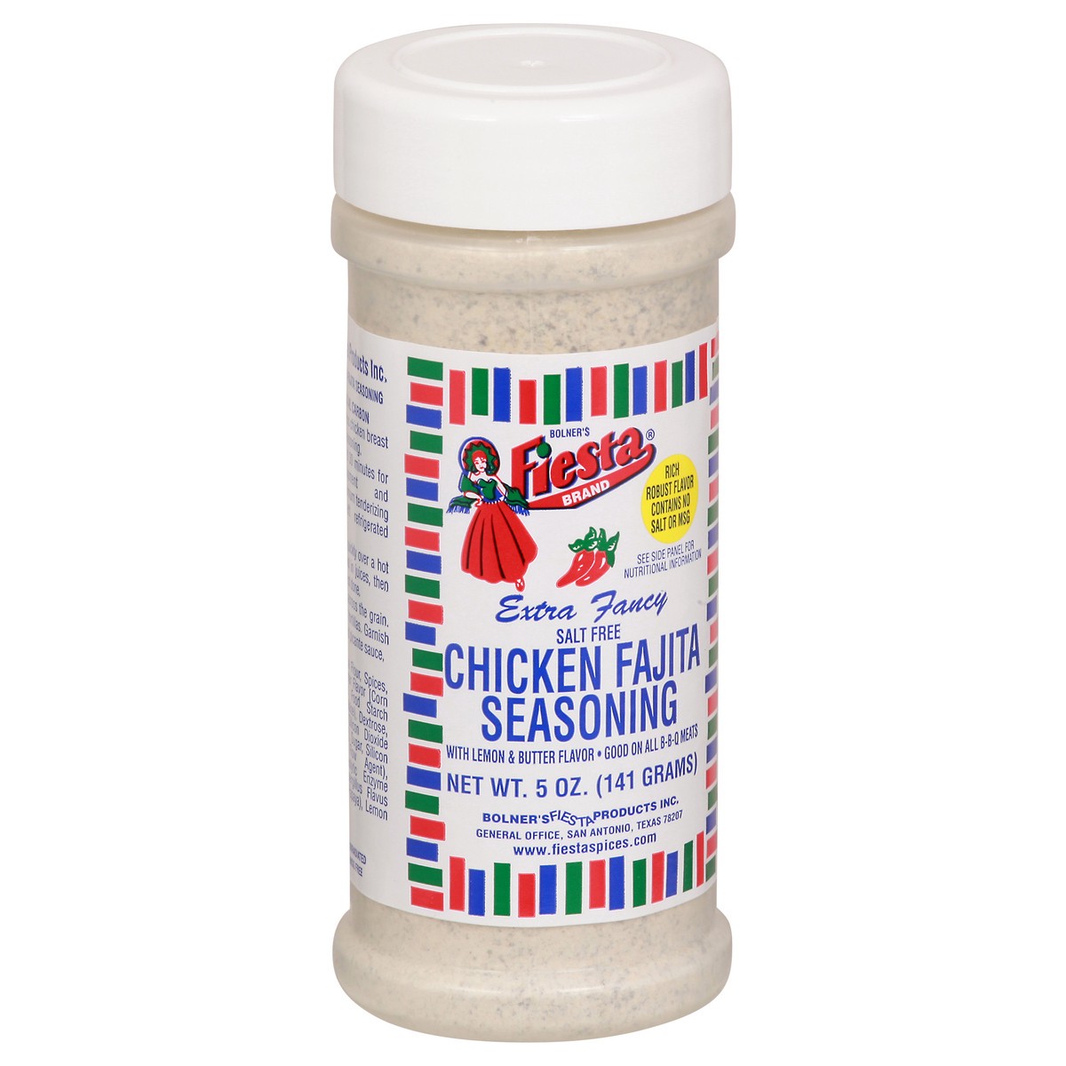 slide 10 of 11, Fiesta Extra Fancy Salt Free Chicken Fajita Seasoning 5 oz, 5 oz