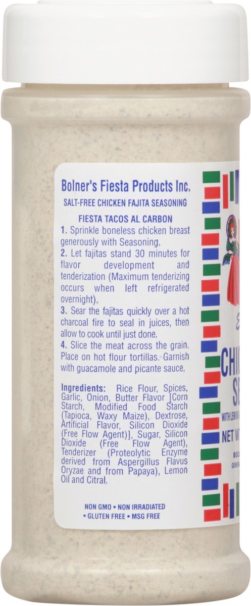 slide 9 of 11, Fiesta Extra Fancy Salt Free Chicken Fajita Seasoning 5 oz, 5 oz