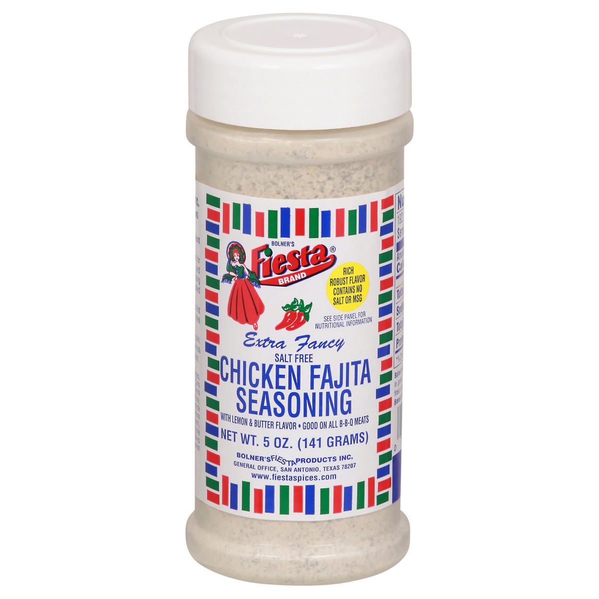 slide 6 of 11, Fiesta Extra Fancy Salt Free Chicken Fajita Seasoning 5 oz, 5 oz