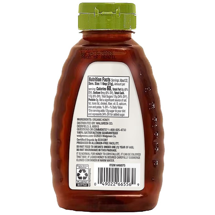 slide 5 of 5, Nice! Organic Honey, 16 oz