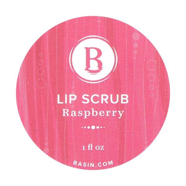 slide 1 of 1, Basin Lip Scrub Raspberry, 1 fl oz