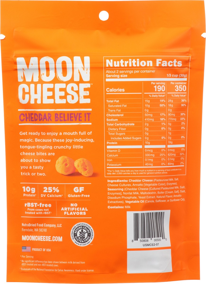 slide 4 of 9, Moon Cheese Cheddar Believe It Cheese Bites 2 oz, 2 oz