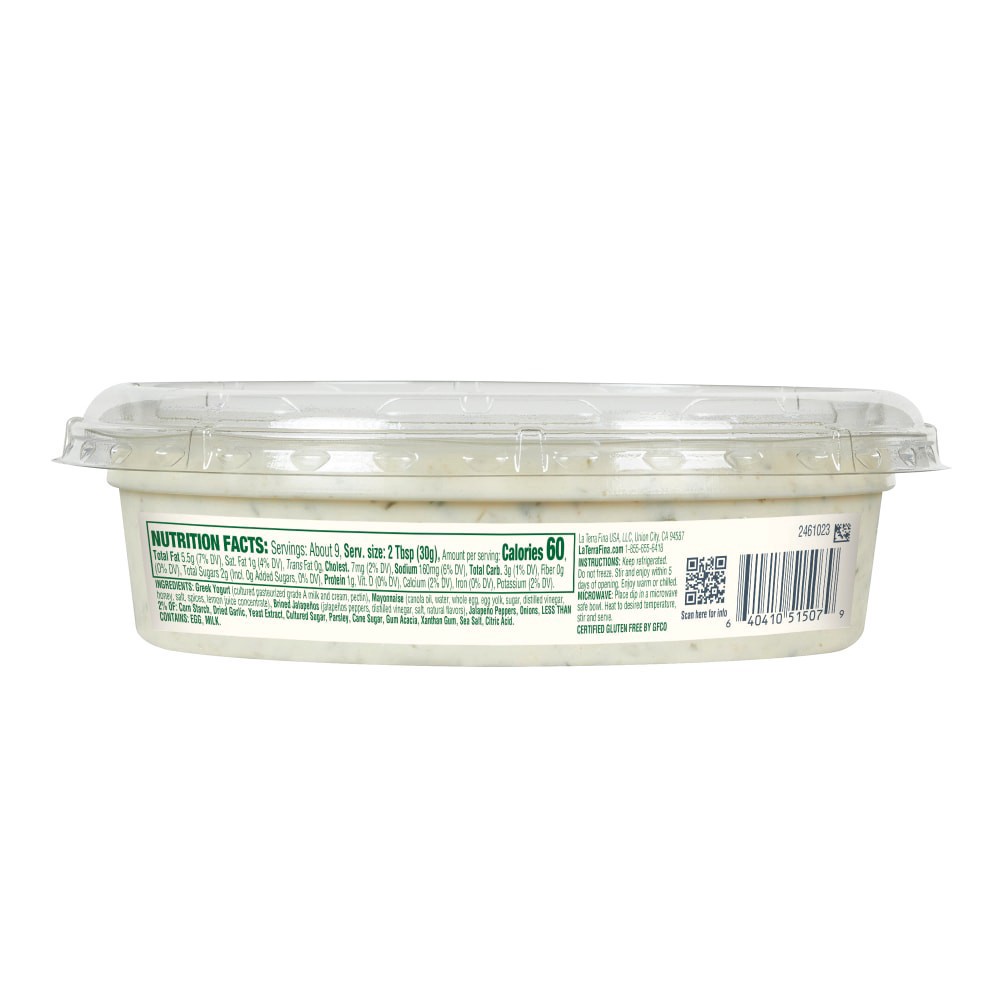 slide 3 of 3, La Terra Fina® Jalapeno Ranch Dip & Spread - 10 oz, 10 oz