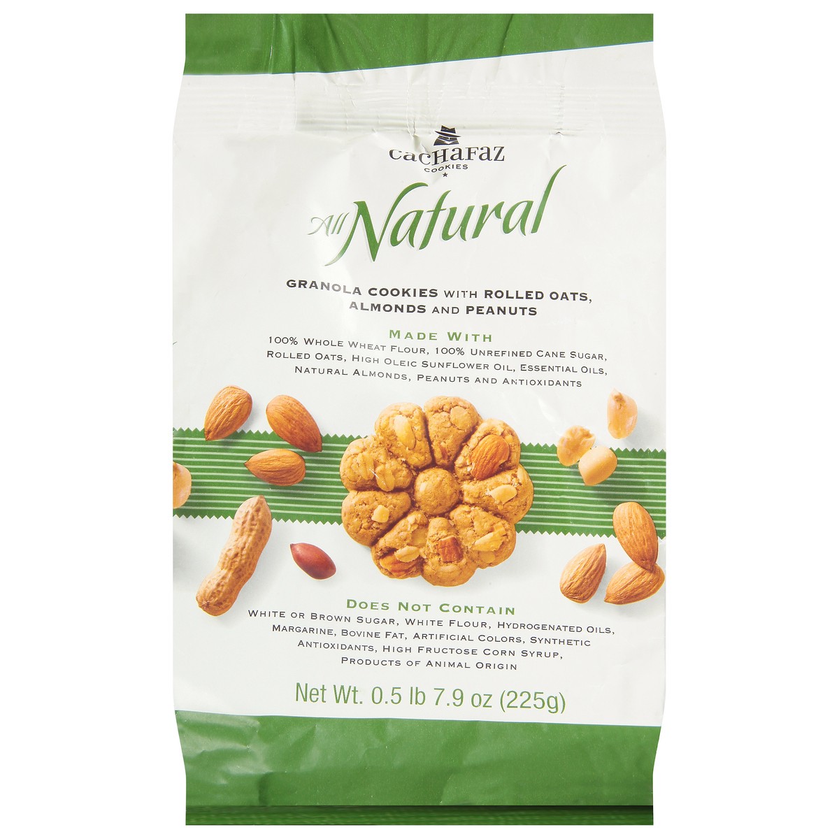 slide 5 of 14, All Natural Granola Cookies with Rolled Oats, Almonds and Peanuts 15.9 oz, 15.9 oz