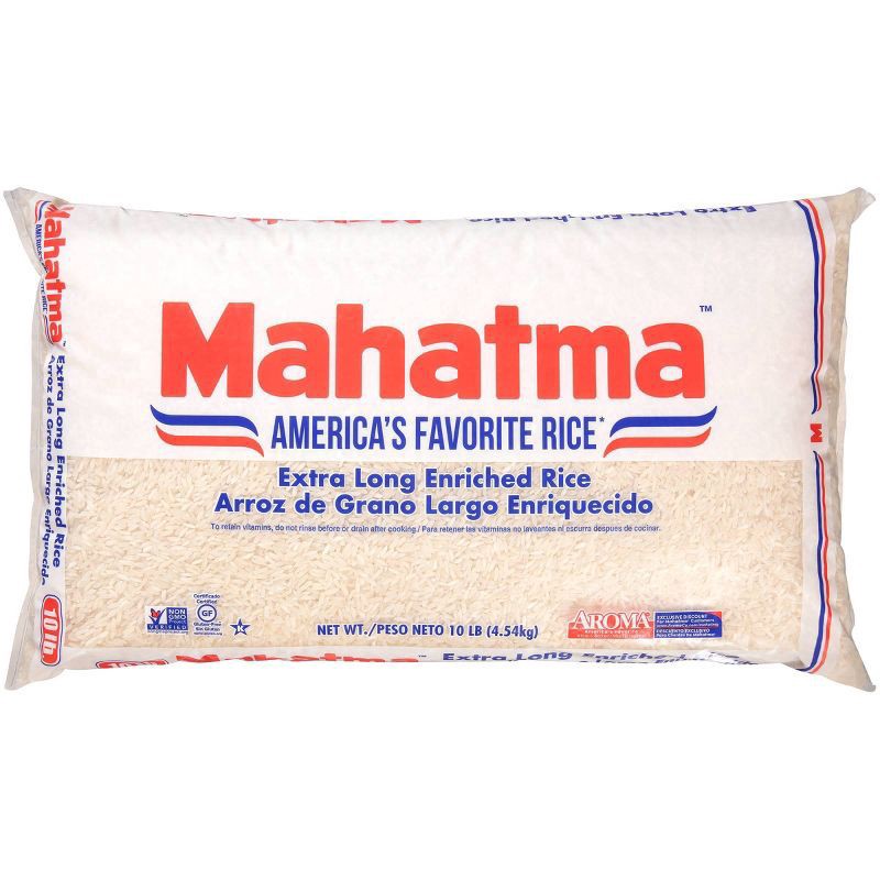 slide 1 of 3, Mahatma Rice, 10 lb