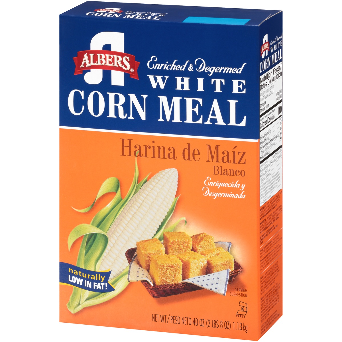 slide 3 of 11, Albers Enriched & Degermed White Corn Meal, 2.5 lb