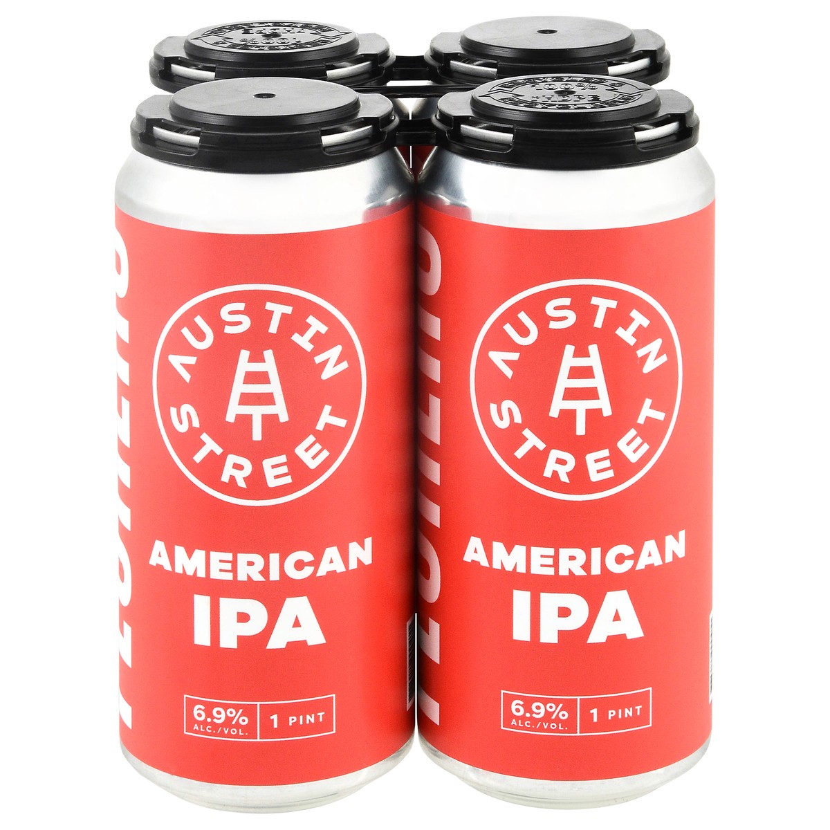slide 3 of 4, Austin Street American IPA Beer 4 - 1 pt Cans, 4 ct
