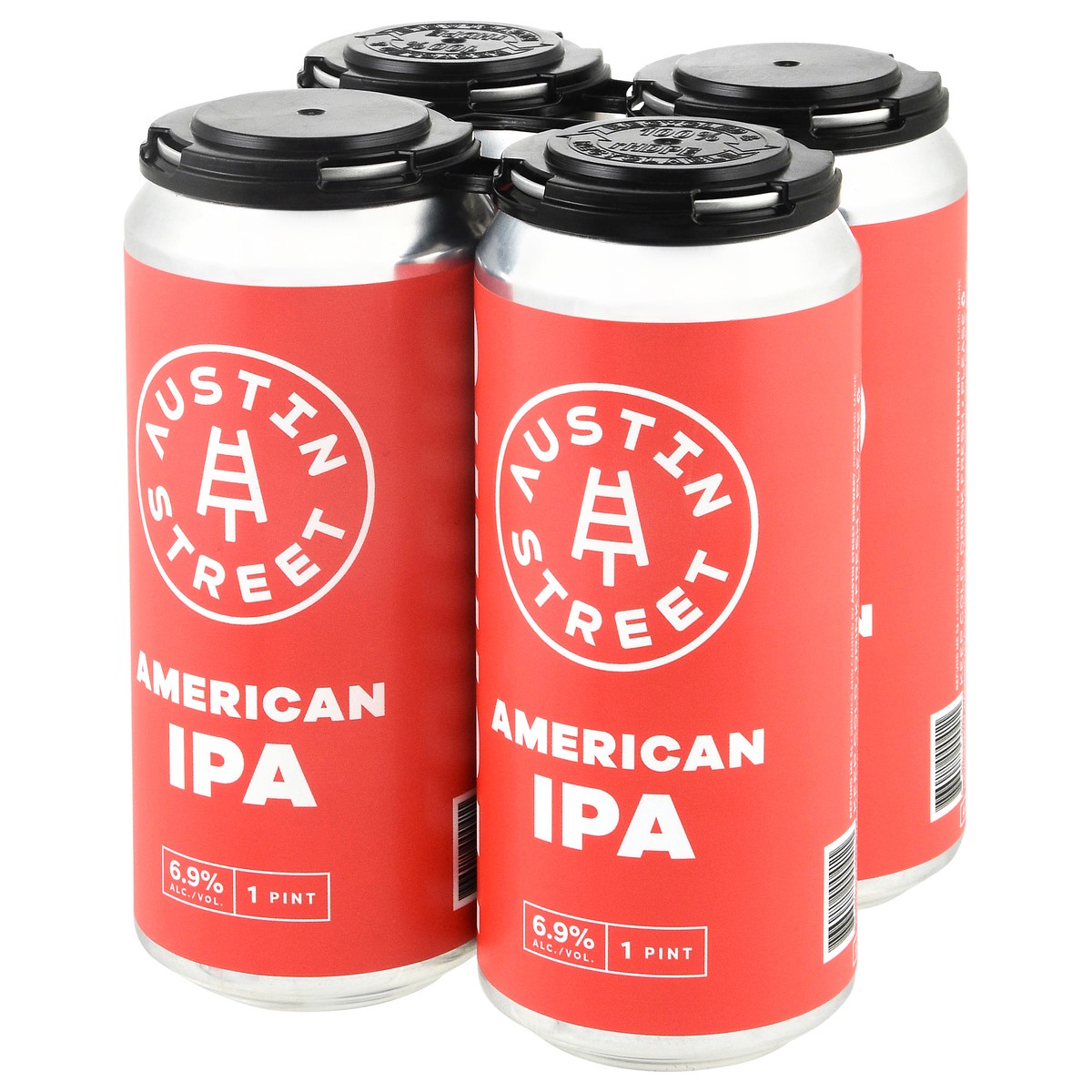 slide 2 of 4, Austin Street American IPA Beer 4 - 1 pt Cans, 4 ct