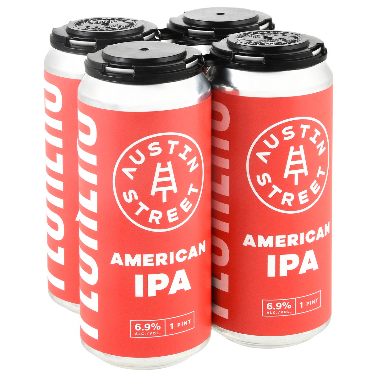 slide 4 of 4, Austin Street American IPA Beer 4 - 1 pt Cans, 4 ct