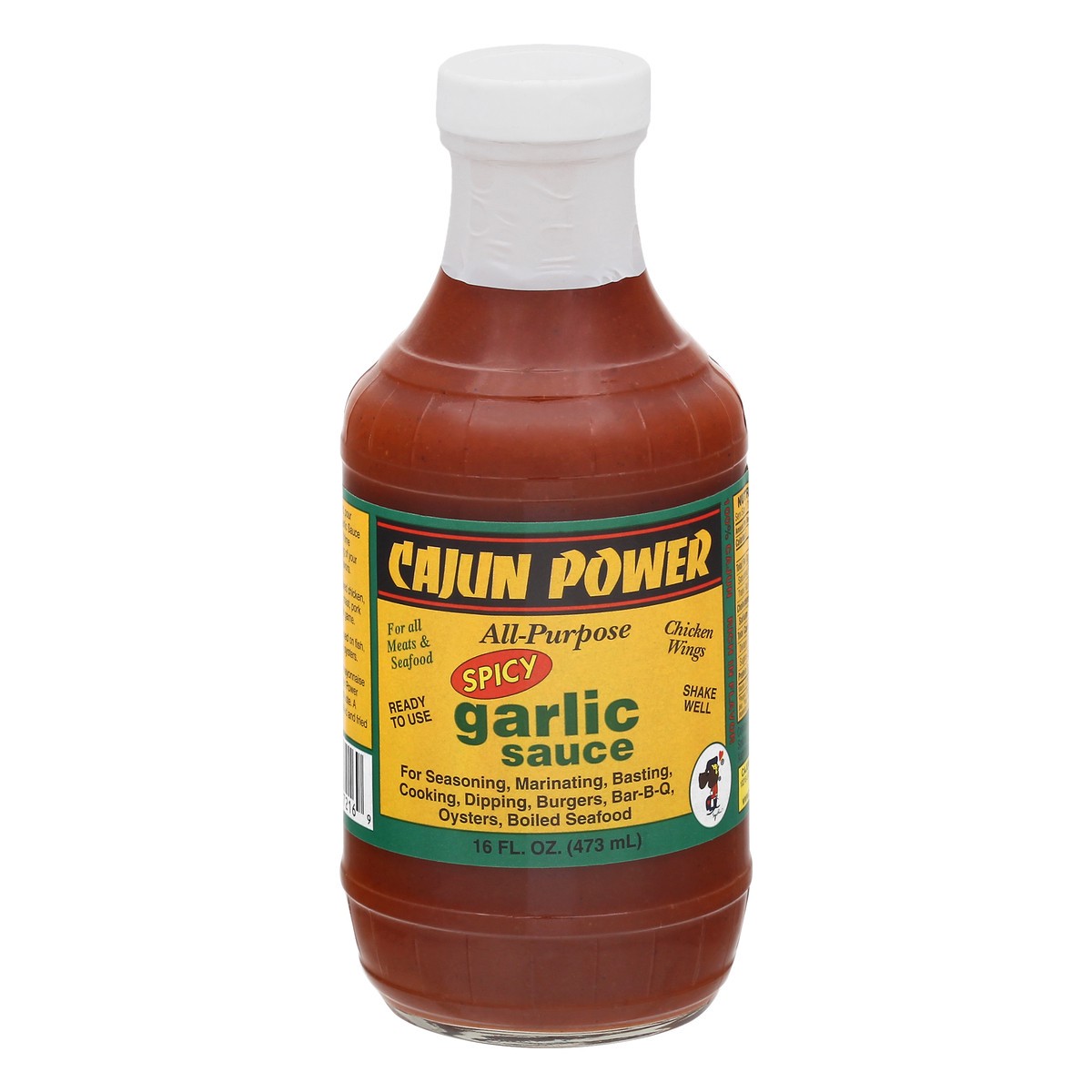 slide 1 of 12, Cajun Power All-Purpose Spicy Garlic Sauce 16 oz, 16 oz