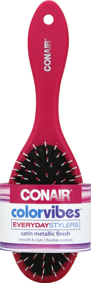 slide 2 of 2, Conair Colorvibes Everyday Porcupine Cushion Hair Brush, 1 ct