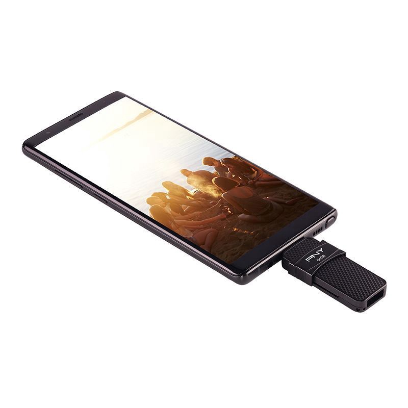 slide 7 of 9, PNY Elite Usb Type-C 3.1 Flash Drive, 64Gb, Black, P-Fd64Geltc-Ge, 1 ct