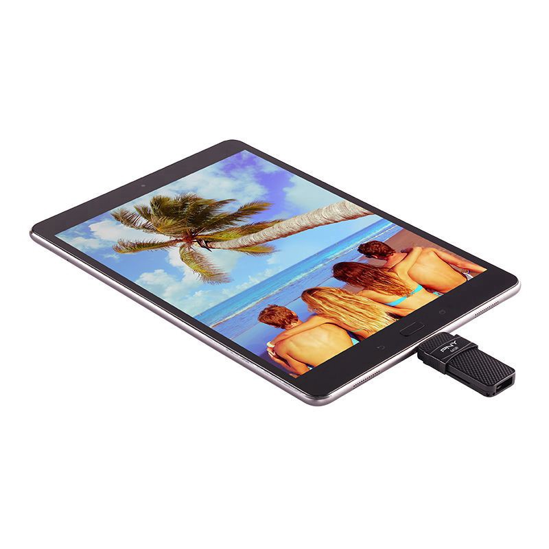 slide 8 of 9, PNY Elite Usb Type-C 3.1 Flash Drive, 64Gb, Black, P-Fd64Geltc-Ge, 1 ct