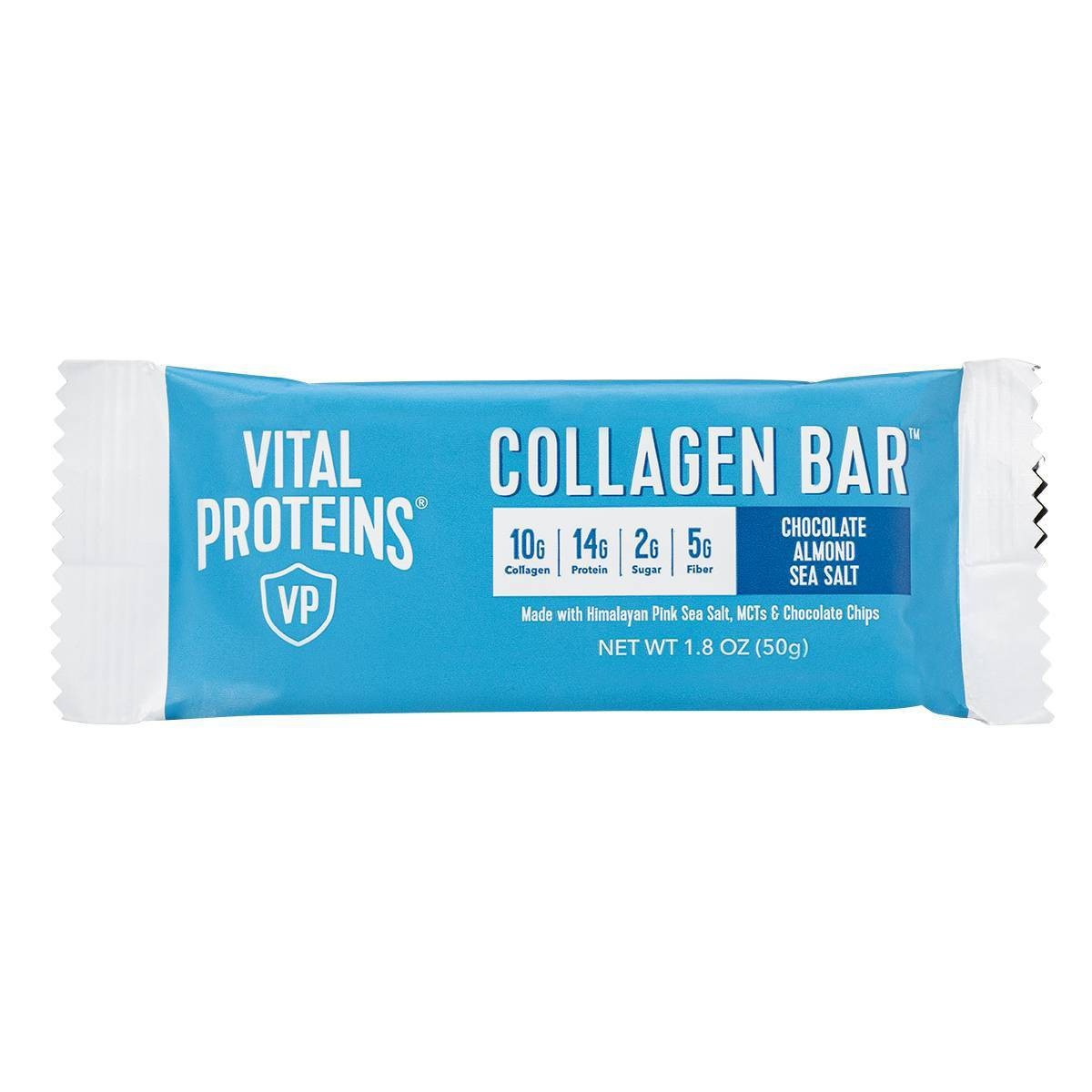 slide 1 of 1, Vital Proteins Collagen Bar - Chocolate Almond Sea Salt, 2.1 oz