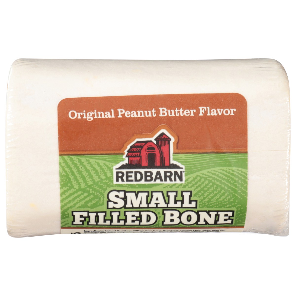 slide 1 of 5, Redbarn Original Peanut Butter Flavor Small Filled Bone 3.5 oz, 3.5 oz