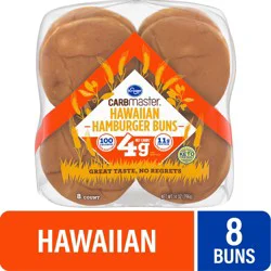 Kroger Carbmaster Sweet Hawaiian Hamburger Buns