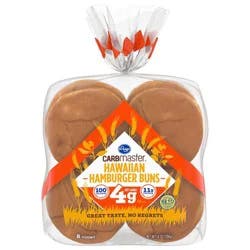 Kroger Carbmaster Sweet Hawaiian Hamburger Buns