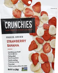 Crunchies Strawberry Banana, Freeze-Dried