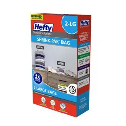 Hefty Shrink-Pak 2-Count Vacuum Seal Storage Bags
