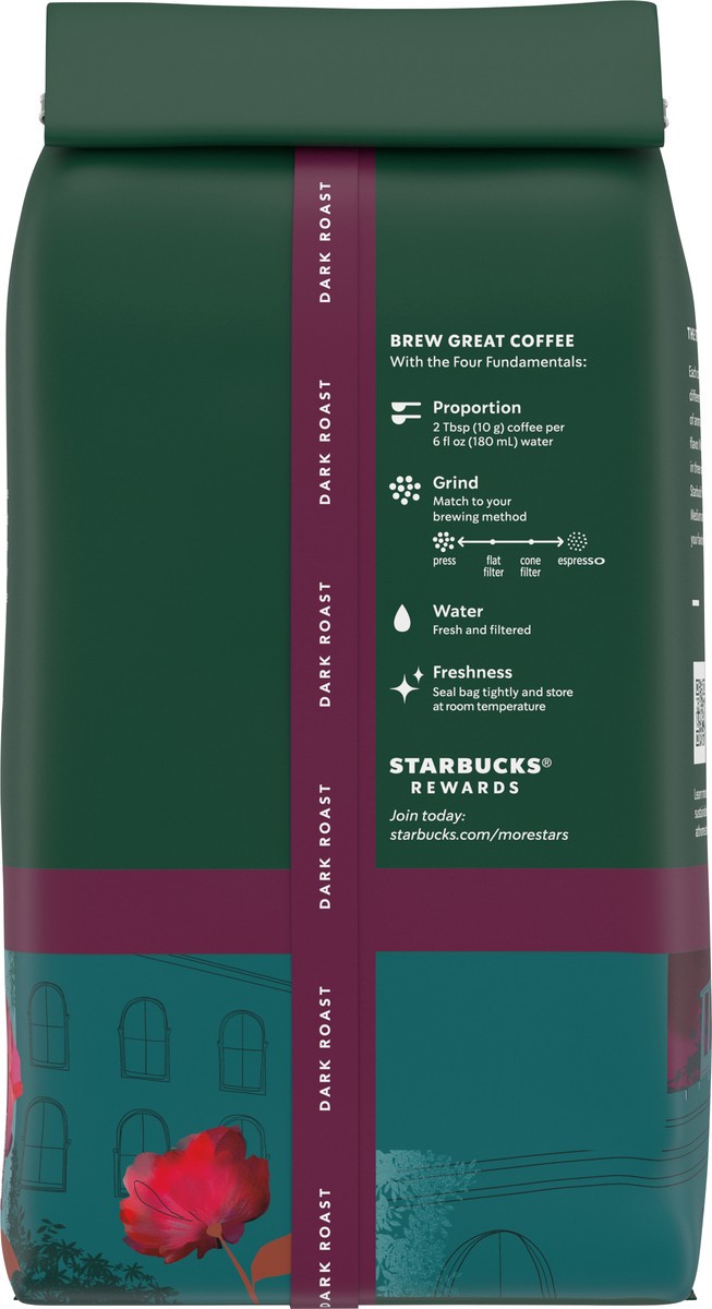 slide 2 of 9, Starbucks Whole Bean Coffee, Dark Roast Coffee, Caffè Verona, 100% Arabica, 1 bag (12 oz), 12 oz