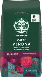 Starbucks Whole Bean Dark Roast 100% Arabica Caffe Verona Coffee 12 oz