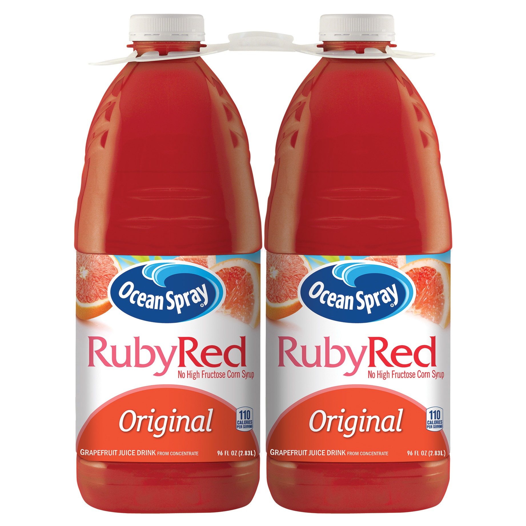 slide 1 of 2, Ocean Spray Ruby Red Grapefruit Juice, 2 ct; 96 oz
