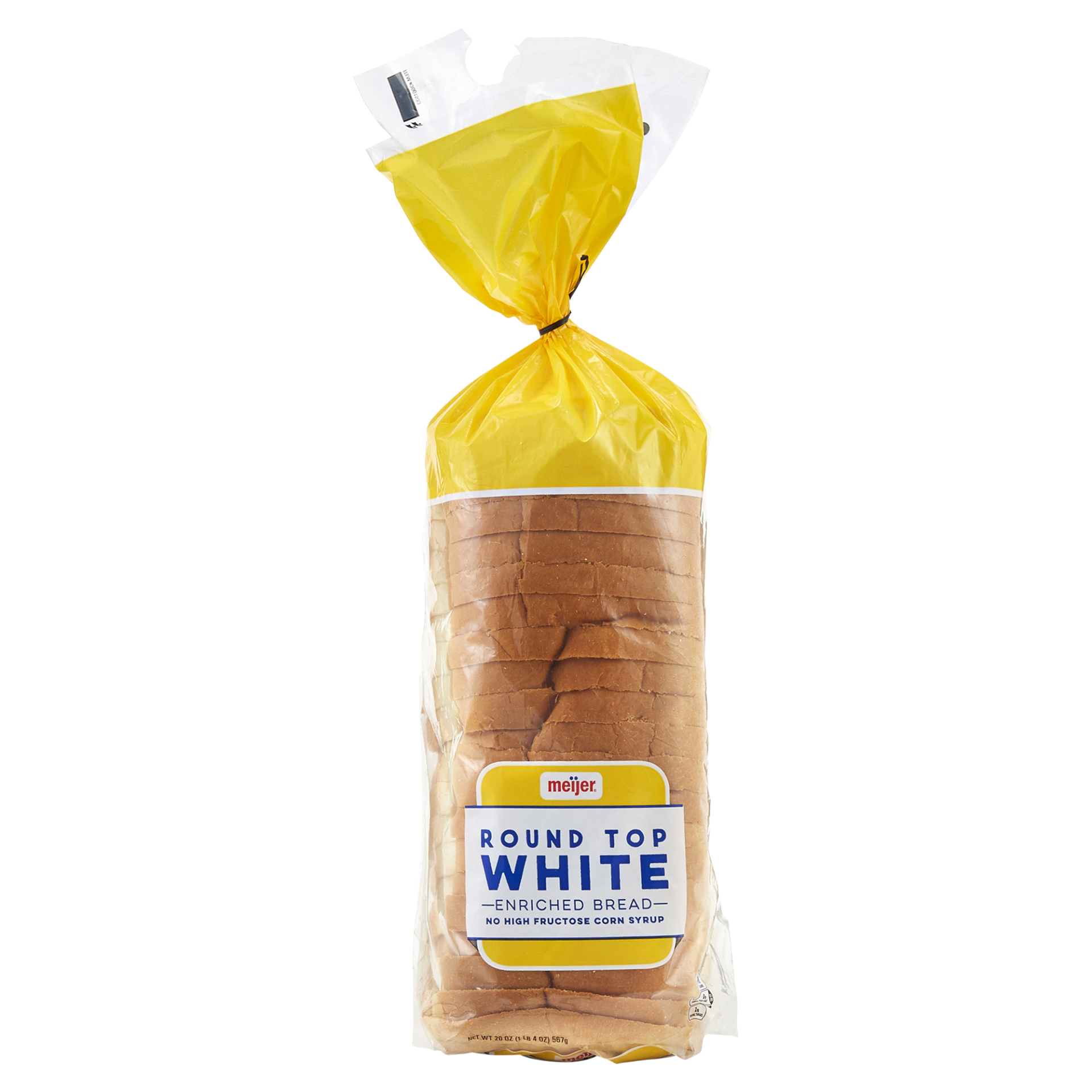 slide 1 of 1, Meijer Round Top White Bread, 20 oz