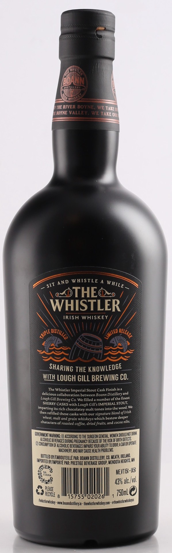 slide 3 of 3, The Whistler Stout Cask Finish, 750 ml