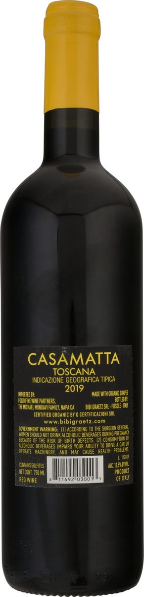 slide 4 of 9, Bibi Graetz Casamatta Rosso, 750 ml