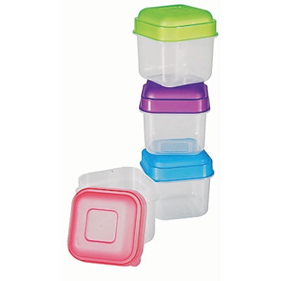 slide 1 of 1, Evriholder Products Portion Packers Food Storage Containers, 4 ct