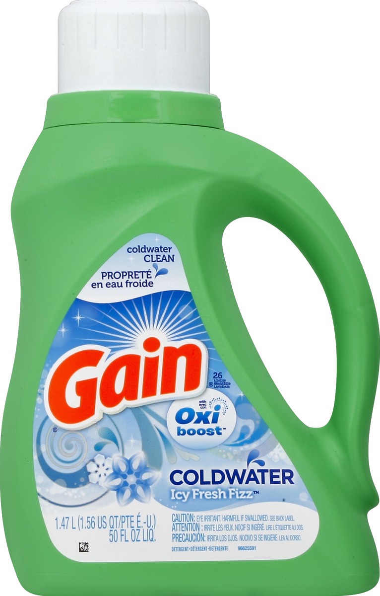 slide 1 of 2, Gain Detergent 50 oz, 50 oz