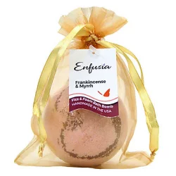 Enfusia Frankincense & Myrrh Fizz and Foam Bath Bomb