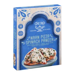Deep Foods Naan Pizza Spinach Paneer Cheese