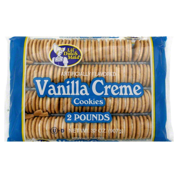 slide 1 of 1, Lil' Dutch Maid Vanilla Creme Cookies, 25 oz