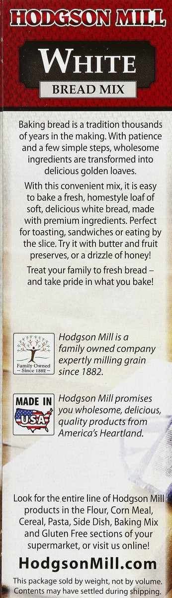 slide 2 of 4, Hodgson Mill Wholesome White Bread Mix, 16 oz