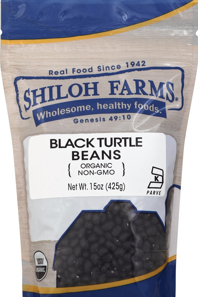 slide 3 of 3, Shiloh Farms Turtle Beans 15 oz, 15 oz