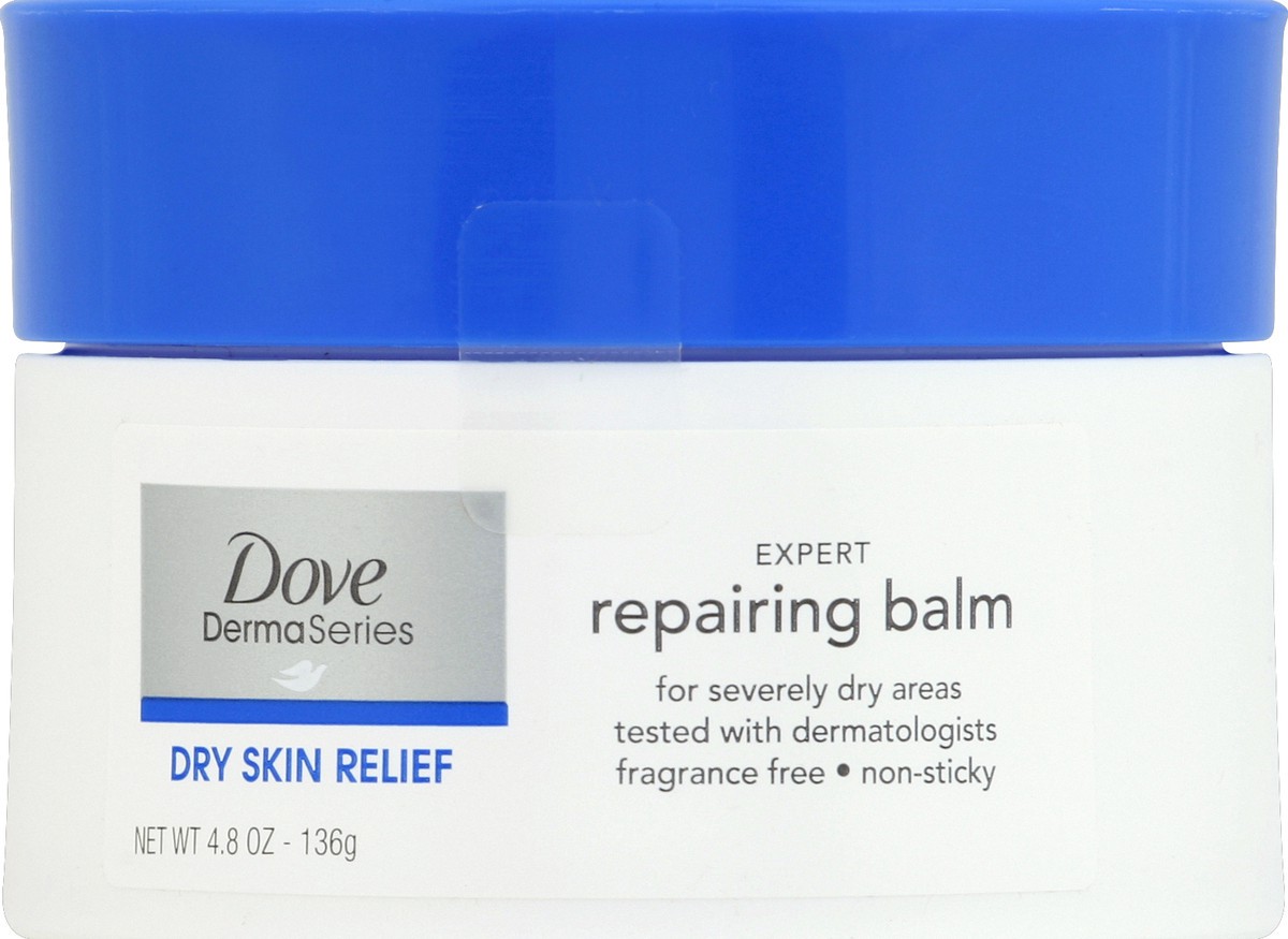 slide 5 of 6, Dove Derma Series Dry Skin Relief Repairing Balm, 4.8 oz