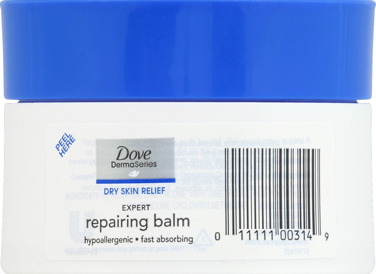 slide 6 of 6, Dove Derma Series Dry Skin Relief Repairing Balm, 4.8 oz