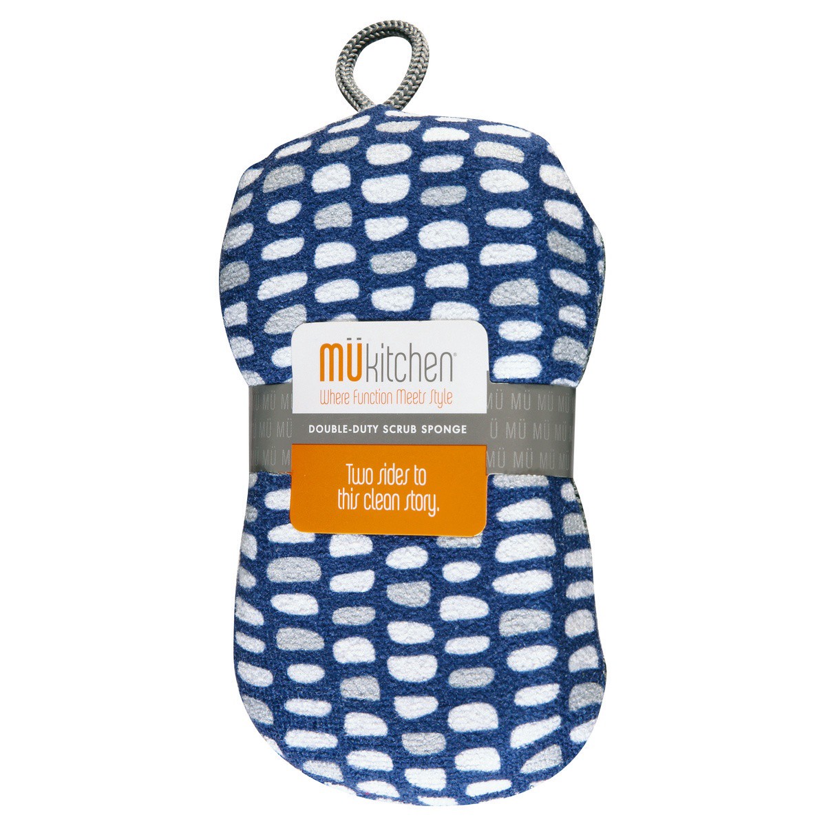 slide 9 of 9, MÜkitchen Double-Duty Stones Scrub Sponge 1 ea, 1 ct