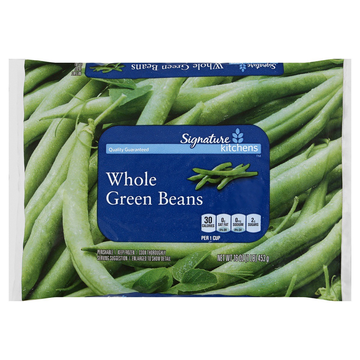 slide 1 of 5, Signature Select Whole Petite Green Beans 16 oz, 16 oz