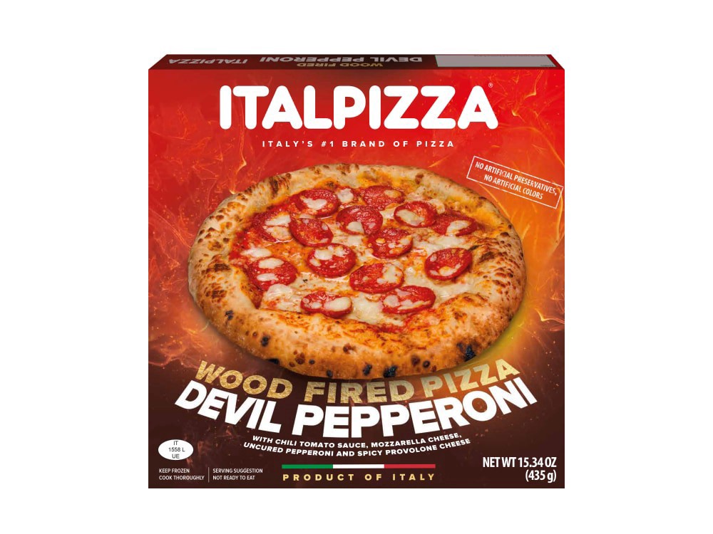 slide 1 of 1, Italpizza Wood Fired Devil Pepperoni 15 Ounces, 15 oz