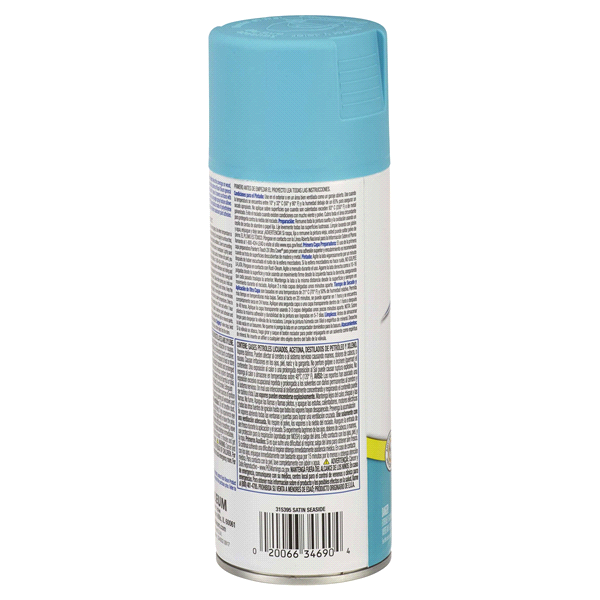 slide 4 of 9, Rust-Oleum Painters Touch 2x Ultra Cover Spray Paint 315395, Satin Seaside, 12 oz