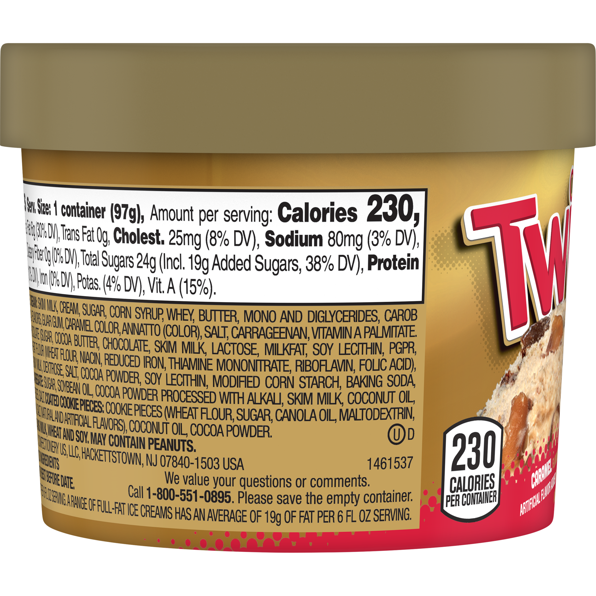 slide 4 of 4, TWIX Ice Cream Cup 6 oz, 6 fl oz