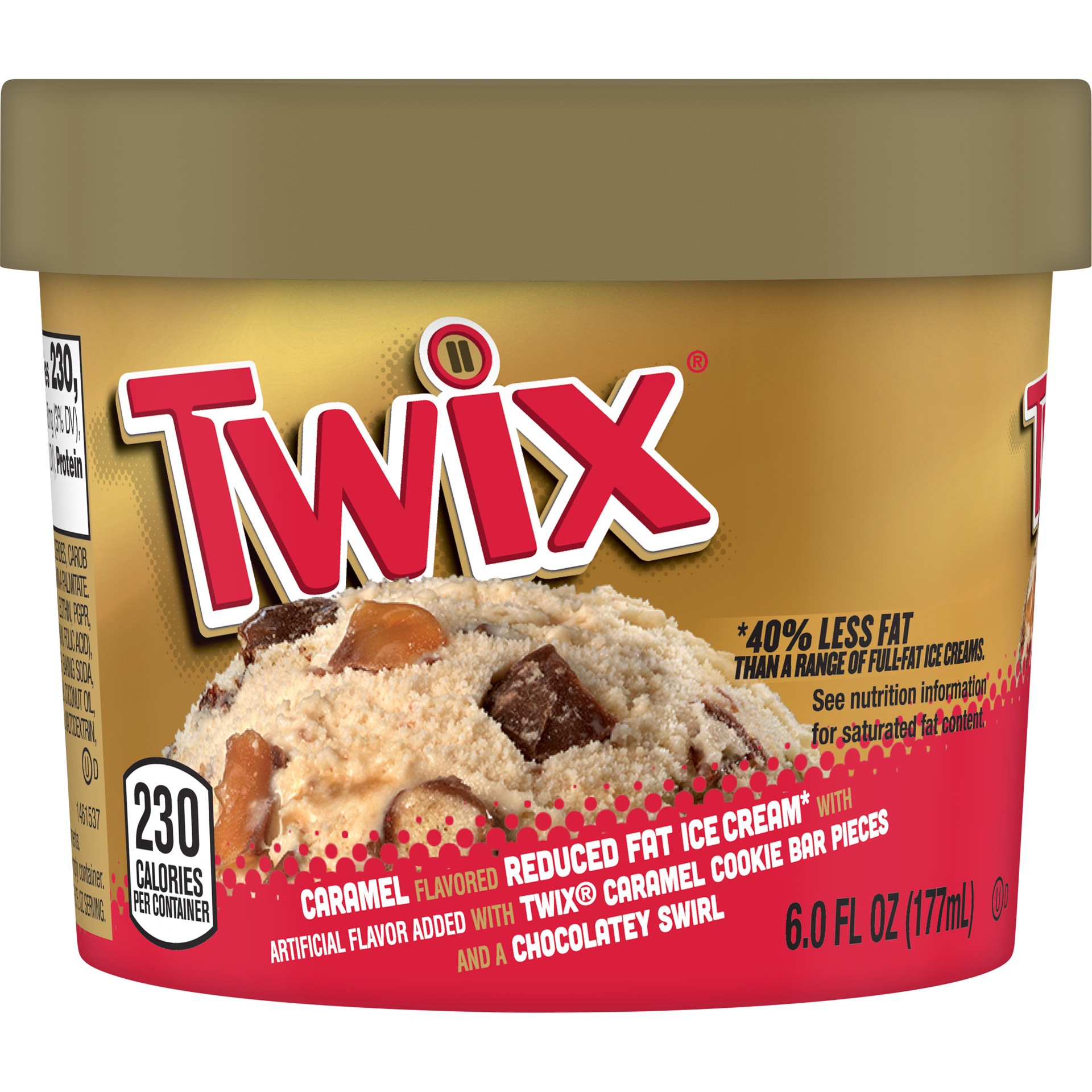 slide 1 of 4, TWIX Ice Cream Cup 6 oz, 6 fl oz