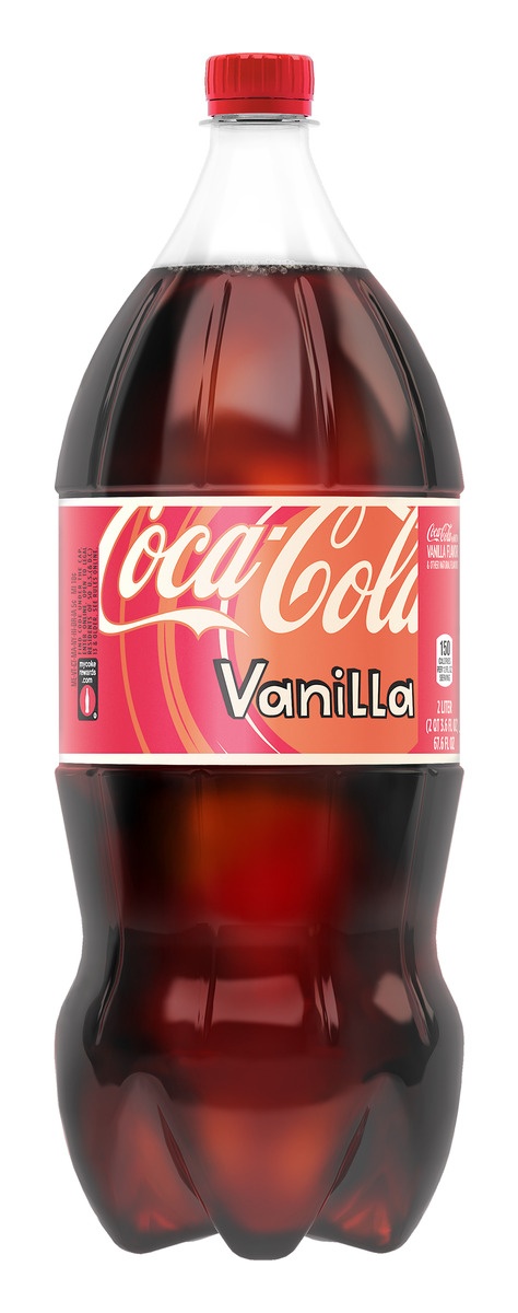 slide 1 of 1, Coca-Cola Vanilla, 2 liter