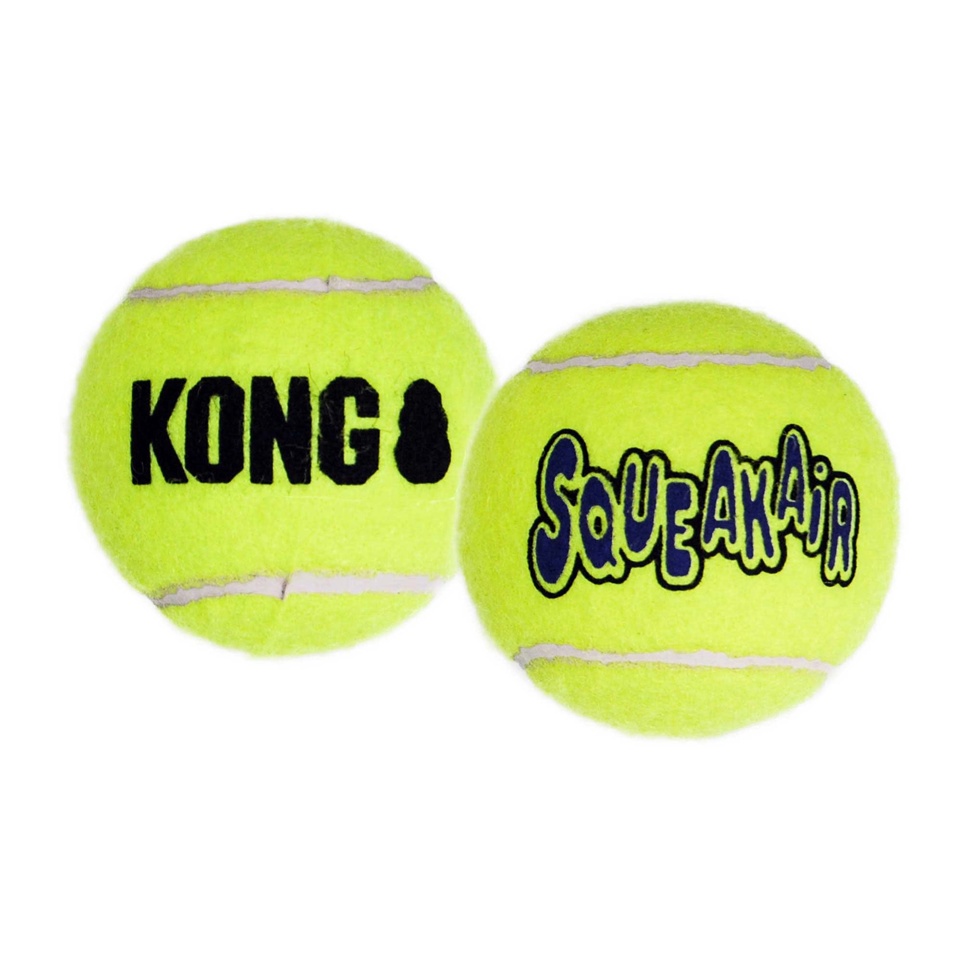 slide 1 of 9, KONG Squeakair 6-Pack Medium Squeak Air Balls Dog Toy 6 ea Card, 6 ct