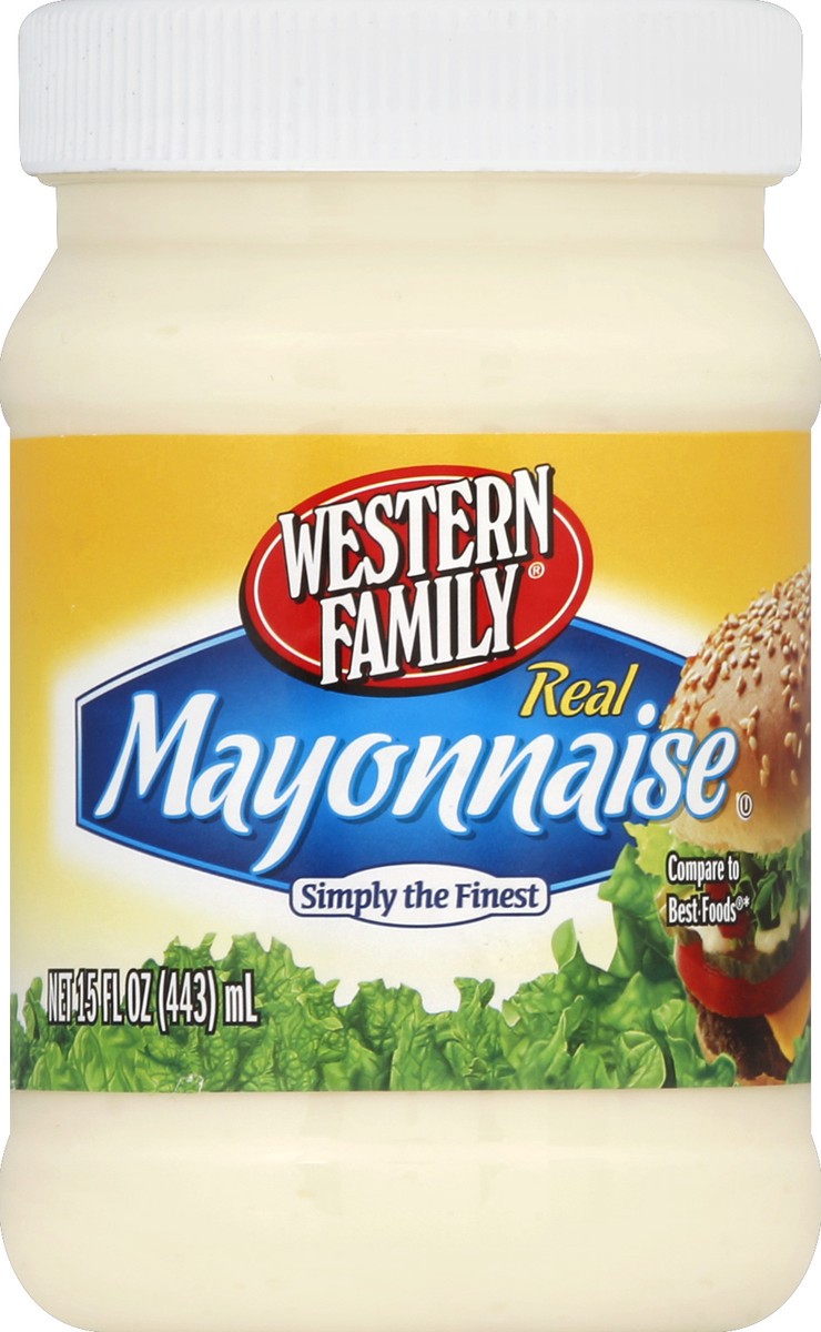 slide 2 of 2, Western Family Mayonnaise, 15 oz