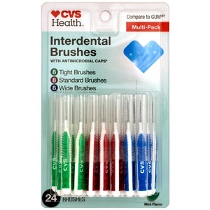 slide 1 of 1, Cvs Health Interdental Brushes Multi Pack 24Ct, 24 ct